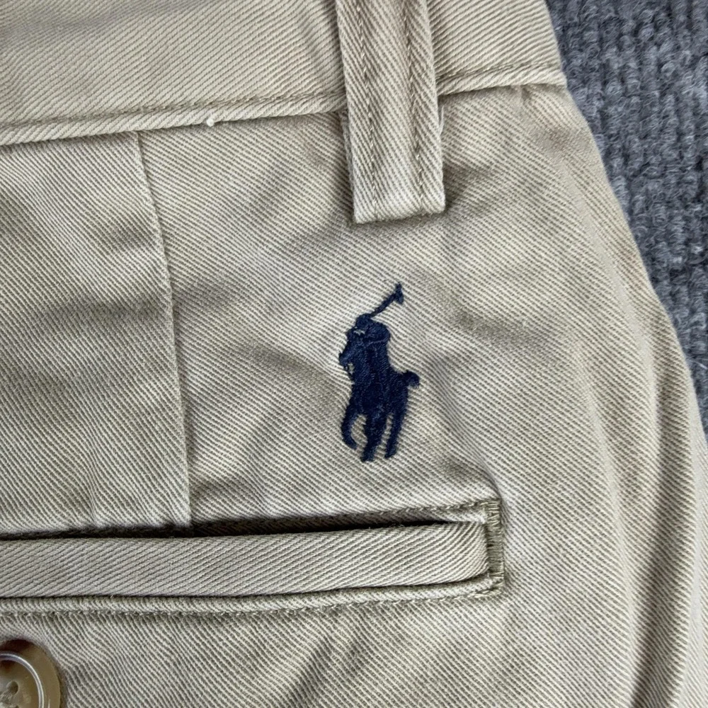 Polo Ralph Lauren Pants Mens 34x31 Beige Chino Cotton Classic Fit Casual Khakis
